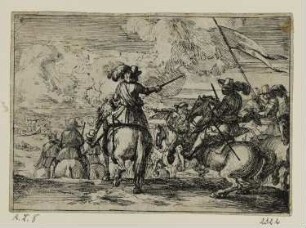 Marsch zum Schlachtfelde, Blatt 8 der Folge "Scènes Militaires"
