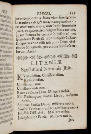 143-148, Litaniae sanctissimi nominis Jesu