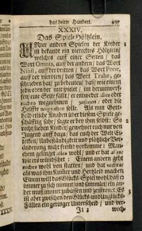 497-508, XXXIV. Das Spiel-Hölzlein - XXXVII. Die betende Kinder