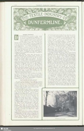 The textile industry of Dunfermline