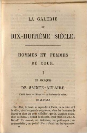 Galerie du XVIIIe siècle, 4