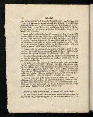 194-200, VII. Anwendung dieser Untersuchungen ...