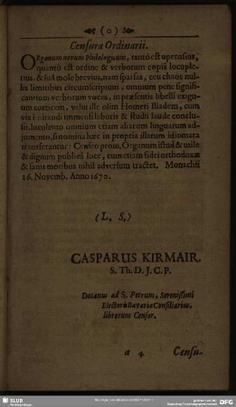 Censura Ordinarii