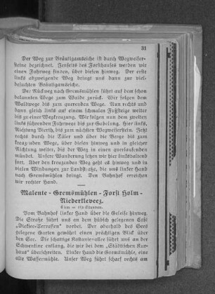 Malente - Gremsmühlen - Forst Holm - Niederkleveez.