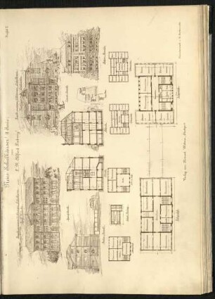 Projekt zu einem 20-klassigen Schulhause [...] / Projekt zu einem 10-klassigen Schulhause [...]