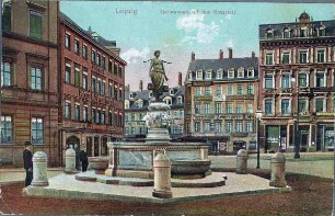 Leipzig: Zierbrunnen auf dem Rossplatz