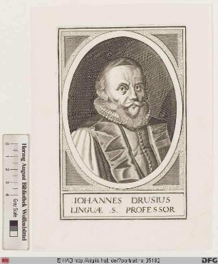Bildnis Johannes Drusius (eig. van den Driessche) d. Ä.