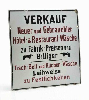 Verkauf Neuer und Gebrauchter Hotel- & Restaurant-Wäsche