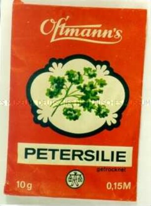 Gewürztüte "Petersilie"