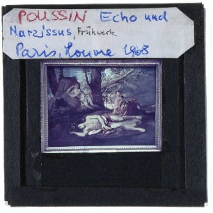 Poussin, Echo und Narcissus