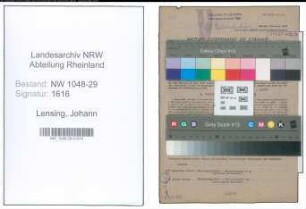 Entnazifizierung Johann Lensing , geb. 12.02.1893 (Beamter)