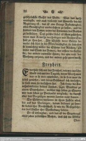 Freyheit
