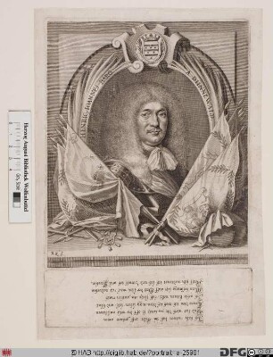 Bildnis Heinrich Johann von Dün(n)ewald (1657 Graf)