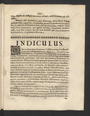 Indiculus.