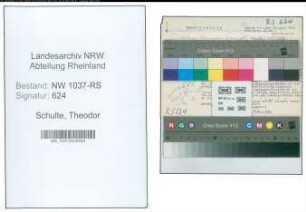 Entnazifizierung Theodor Schulte , geb. 00.00.0000 (Lokfuehrer)