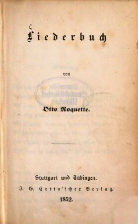 Liederbuch