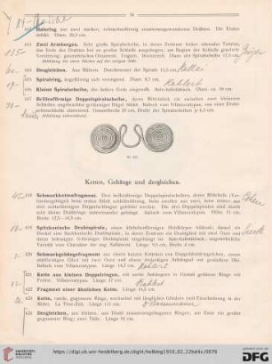 Ketten, Gehänge und dergleichen (Nr. 418-450)