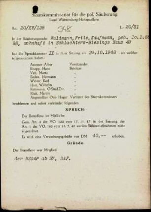 Waldmann, Fritz