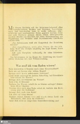Was muß ich vom Baden wissen?