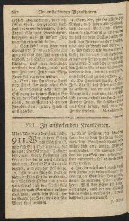 XLI. In ansteckenden Krankheiten.