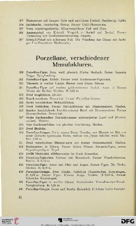Porzellane, verschiedener Manufakturen (Nr. 388-534)