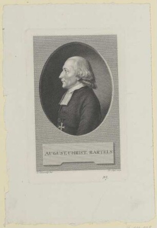 Bildnis des August. Christ. Bartels