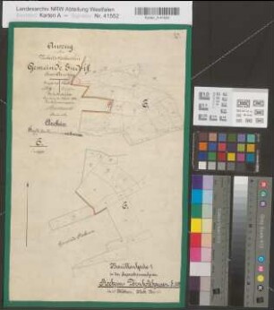 Stockum (Sundern), Separation Stockum-Dörnholthausen, Bl. 10 Brouillonkarte Endorf Flur 6