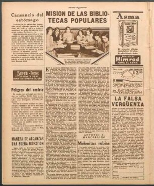 Misión de las bibliotecas populares