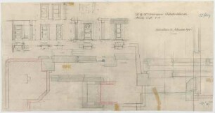 Fischer, Theodor; München; Bayerische Geschützwerke - Arbeiterhäuser - Türen (Grundrisse, Ansichten,Schnitte)