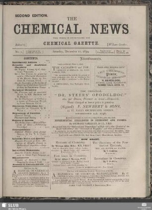 No. 1. December 10, 1859
