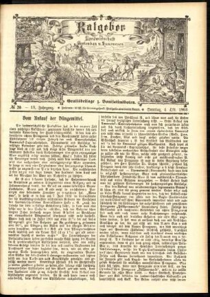 Ausgabe vom Sonntag, den 04. Oktober 1903.