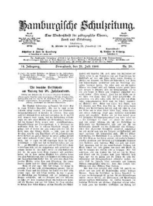Die deutsche Volksschule am Anfang des 20. Jahrhunderts