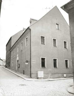Annaberg-Buchholz. Eckgebäude (Landeskirchliche Gemeinschaft), Kupferstraße 8. Eckansicht