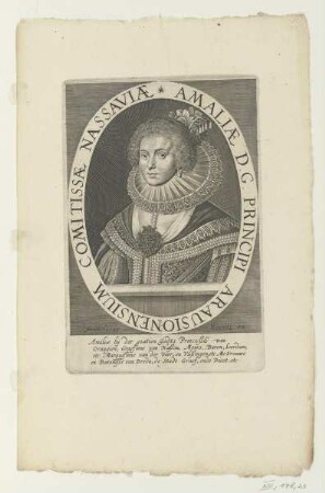 Bildnis der Amalie von Oranien-Nassau