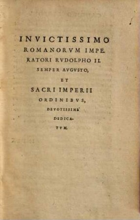Tractatvs De Manvvm Iniectionibvs, Impedimentis Sive Arrestis Imperii