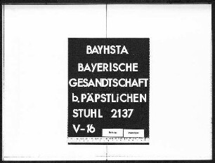 Die Anwerbung und Anstellung italienischer Steinhauer für den Bau der königlichen Residenz in Athen, darunter Imhof, Heinrich, Bildhauer in Rom