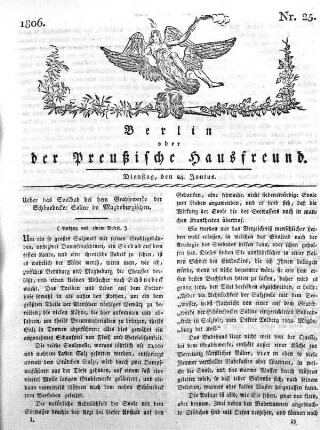 Nr. 25., 24. Junius 1806