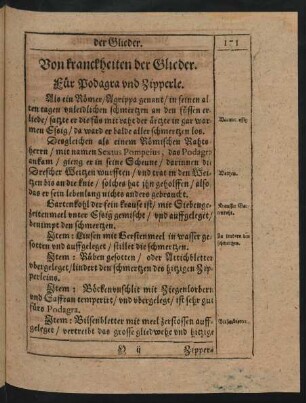Von kranckheiten der Glieder.