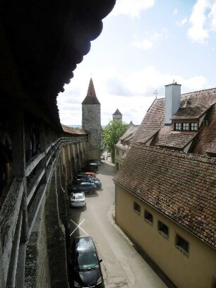 Rothenburg ob der Tauber: Stadtmauer/Wehrgang
