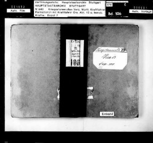 Kriegsstammrollen der Kraftfahr-Ersatz-Abteilung 4