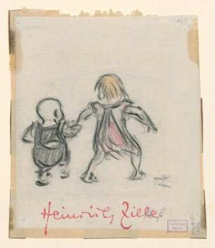 Geschwister Hand in Hand