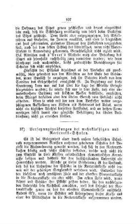 Versetzungsprüfungen bei mehrklassigen und Rectorats-Schulen : [IV. Elementarschulwesen]
