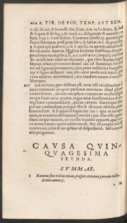 Causa Quinquagesima Seunda.