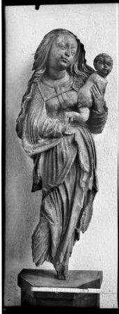 Freiburg Augustinerkloster Stehende Muttergottes mit Kind (um 1520)