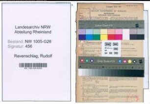 Entnazifizierung Rudolf Ravenschlag , geb. 29.02.1896 (Steuerberater)