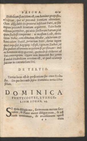 Dominica Pentecostes ...
