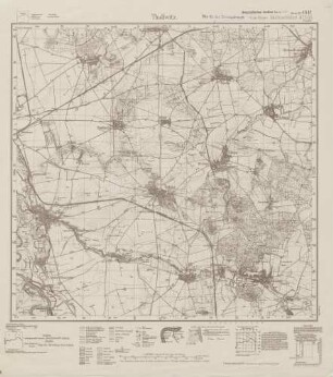 4542 (alte Nr. 4/2610 Preuß. Nr.) Thallwitz, Meßtischblatt (4cm - Karte)