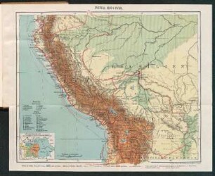 Peru, Bolivia. : Lith. u. Druck v. Ed. Gaeblers geograph. Inst., Leipzig
