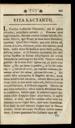 Vita Lactantii