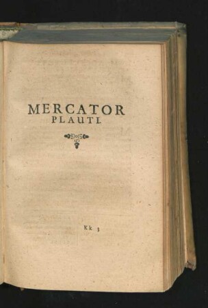 Mercator Plauti.